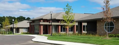 Exterior view of WellBridge of Novi facility.