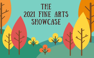Colorful tree design with a showcase title