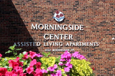 Exterior sign of Morningside Center Assisted Living Apartments