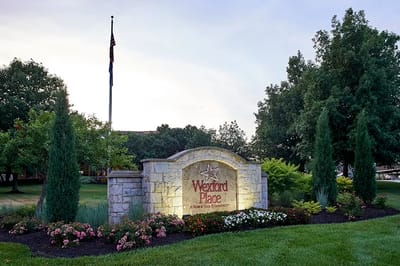 Exterior sign of Wexford Place Assisted Living