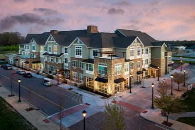 Exterior view of the American House Wildwood Village facility