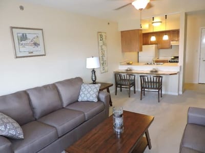 Cozy interior view of a resident's living area