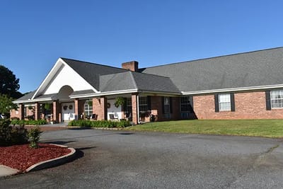 Exterior view of Caremoor Retirement Center