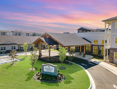 Exterior view of Kingswood Reserve entrance and landscaping