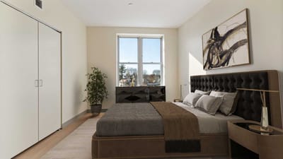 Well-furnished private resident room with large window