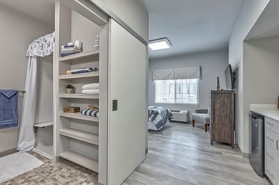 Bright and spacious resident room with modern amenities