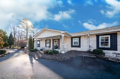 Exterior view of Harmony House Memory Care building