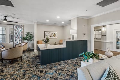 Common area featuring seating and decor