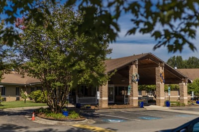 Exterior view of the Central Care facility entrance