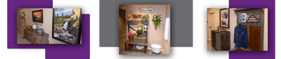 Interior decor and welcoming environment in hallway