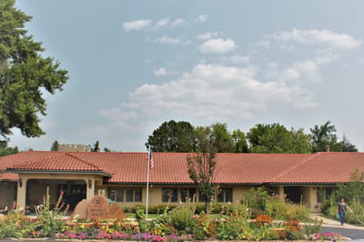 Exterior view of The Myron Stratton Home facility