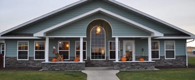 Exterior view of a senior care facility