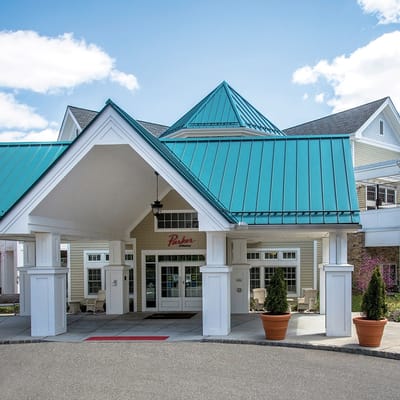 Entrance of Parker at Monroe nursing facility