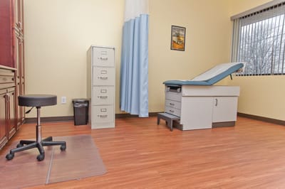 Interior of a medical examination room