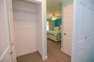 Interior view of a private resident room