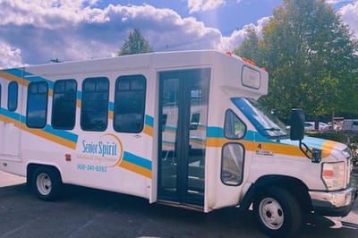 Transportation vehicle for senior living facility