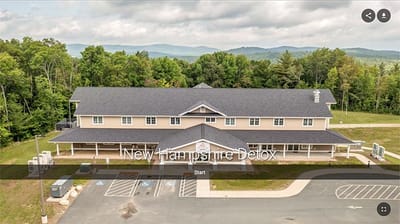 Aerial view of New Hampshire Detox building and surroundings