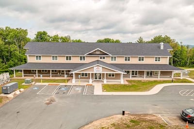 Aerial view of the New Hampshire Detox facility exterior