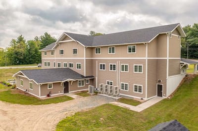 Exterior view of the assisted living facility