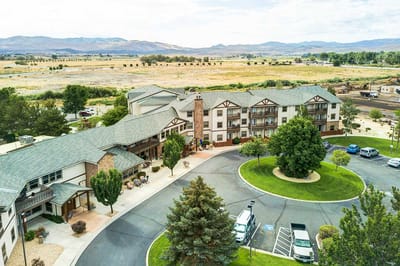 Aerial view of The Chateau at Gardnerville facility