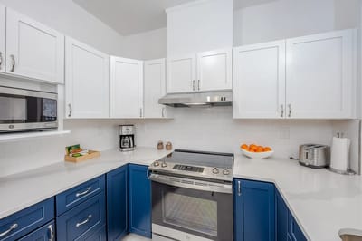 Well-designed kitchen interior with modern appliances