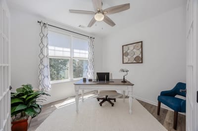 Bright, well-furnished interior office space