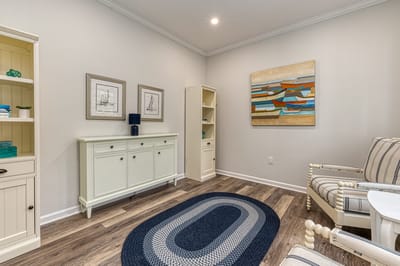 Interior common area with decorative elements