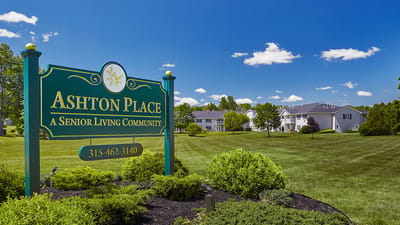 Exterior view of Ashton Place, a senior living community