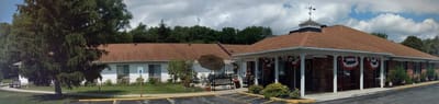 Exterior view of The Cloisters assisted living facility.