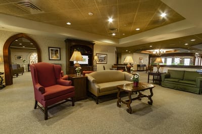 Cozy common area with comfortable seating