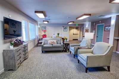 Interior common area with seating and decor