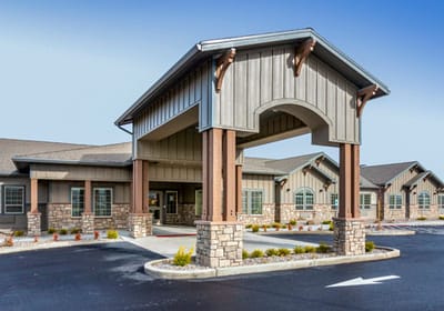 Exterior view of Windsong at Eola Hills entrance