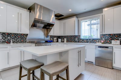 Modern kitchen in a senior living facility