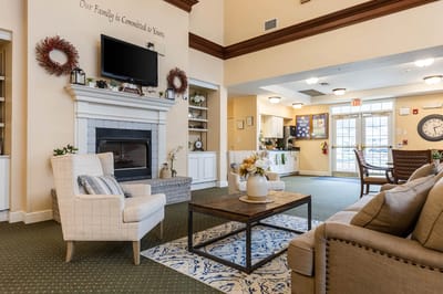 Welcoming lounge area with comfortable seating