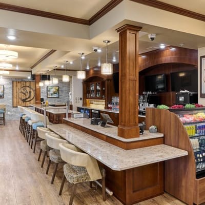 Interior view of a beautifully designed common area