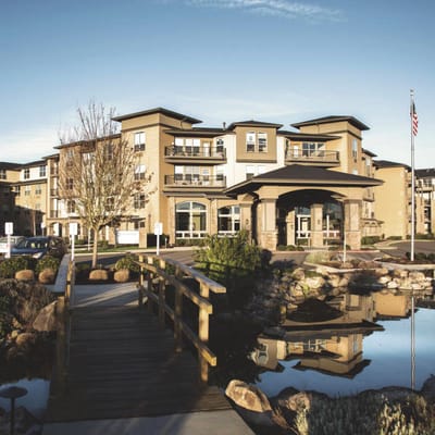 Exterior view of Bonaventure of Salem Assisted Living building