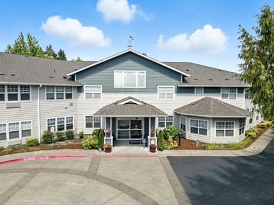 Exterior view of Cedar Village Assisted Living Community