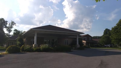 Exterior view of John Paul II Manor building