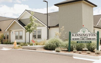 Exterior view of Kinsington Oak Grove Memory Care Community