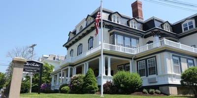 Exterior view of the Carriage House at the Elms