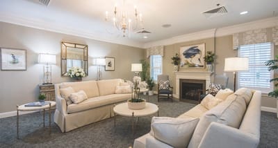 Common area with elegant seating and decor