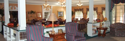 Interior common area with seating and decor