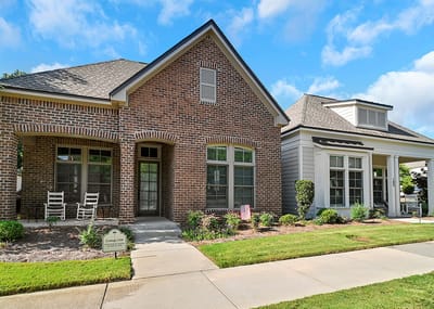 Exterior view of a beautiful assisted living facility