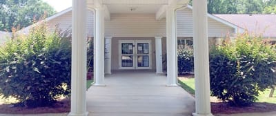 Front entrance of Brookstone Terrace of Woodruff