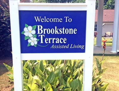 Signage for Brookstone Terrace Assisted Living
