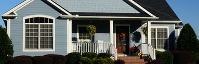 Exterior view of a small residential facility
