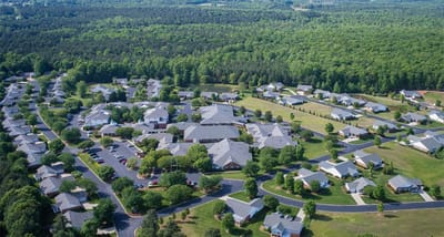 Aerial view of the Summit Hills Assisted Living Community