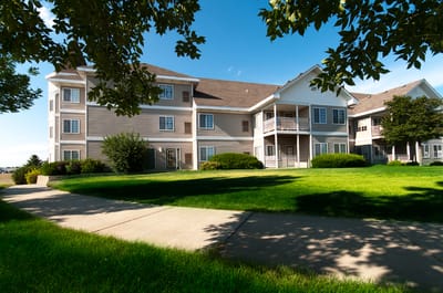 Exterior view of the Trail Ridge Retirement Community building