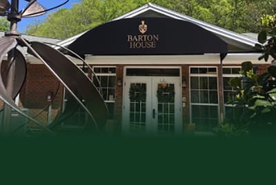Exterior view of Barton House entrance