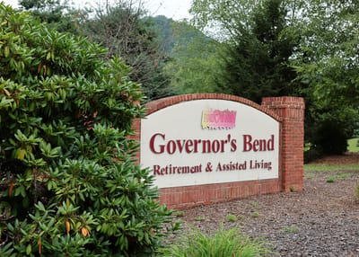 Sign for Governor's Bend Retirement and Assisted Living